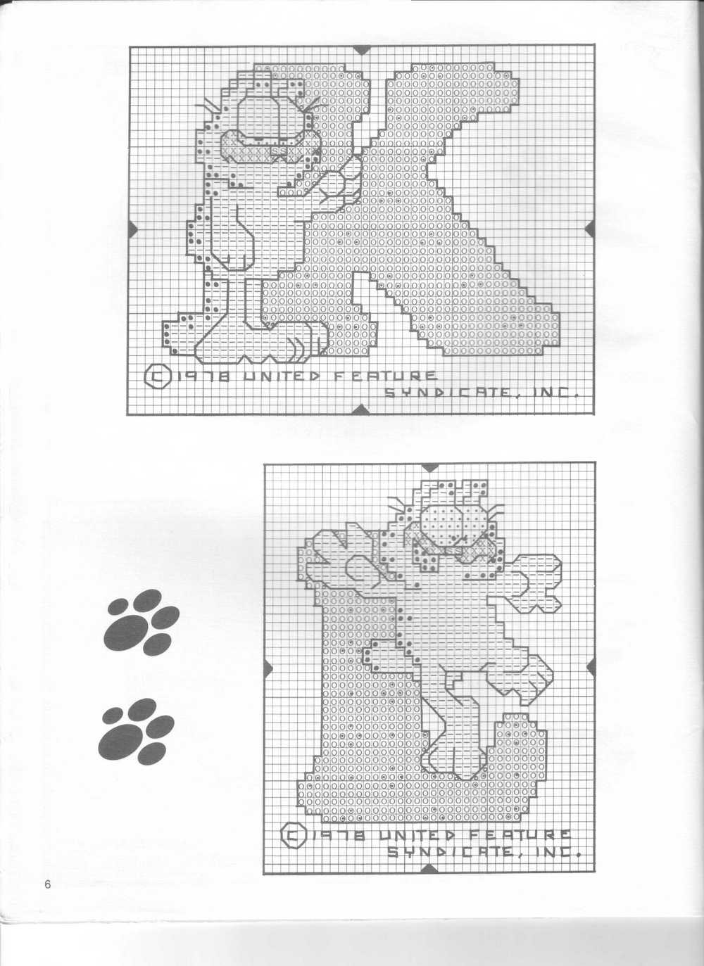 Alfabeto punto croce col gatto Garfield (8)