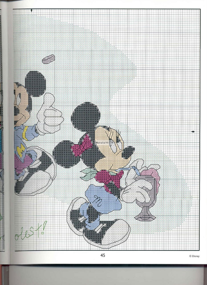 Coppie Disney schemi punto croce d’ Amore (4)