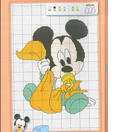 Disney Baby bellissimi schemi punto croce (3)