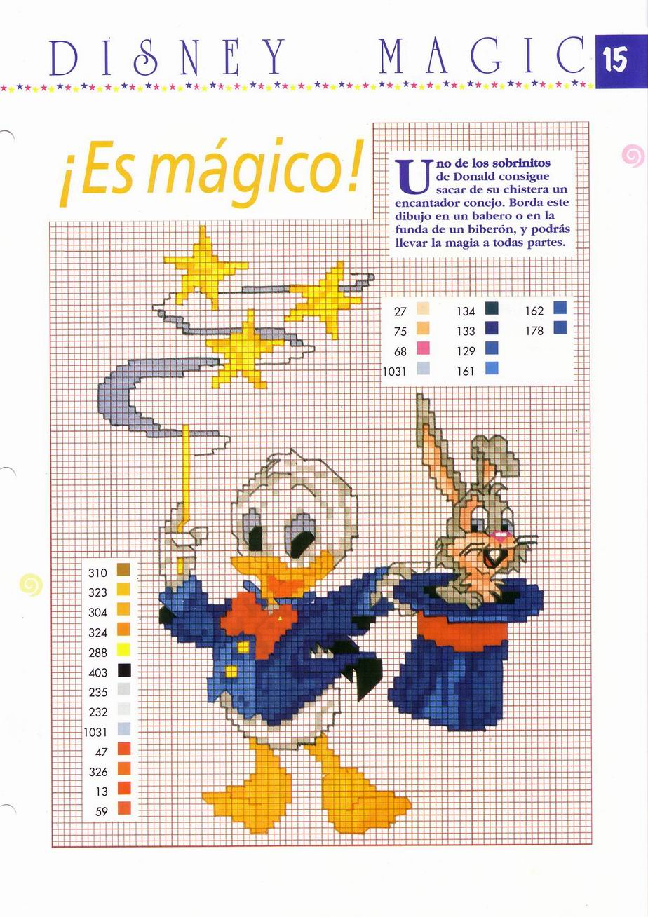 Disney nipote di Paperino fa il mago a punto croce