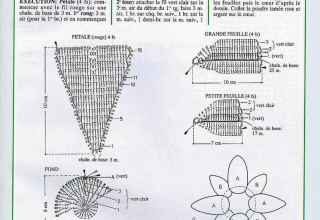 Fiori inamidati uncinetto bomboniere portaconfetti segnaposto (2)