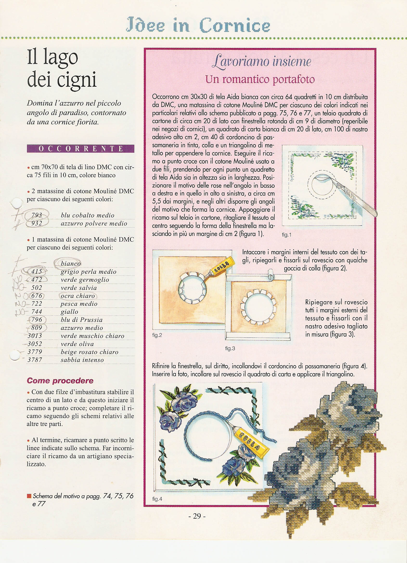 Il lago dei cigni schema punto croce (6)