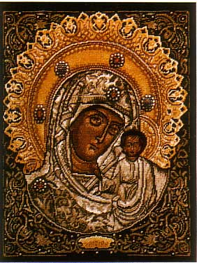 Madonna di Kazan punto croce (1)