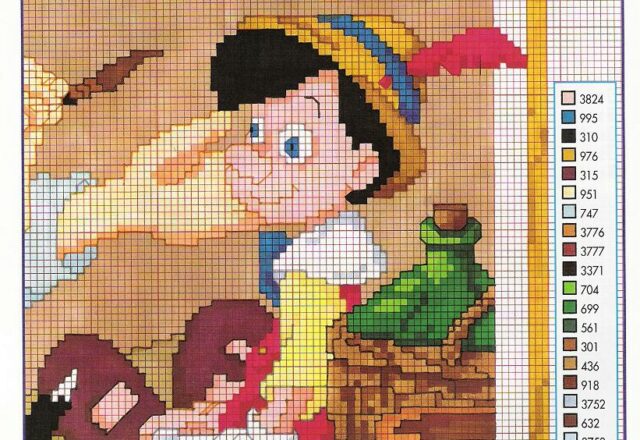 Mastro Geppetto e Pinocchio (2)