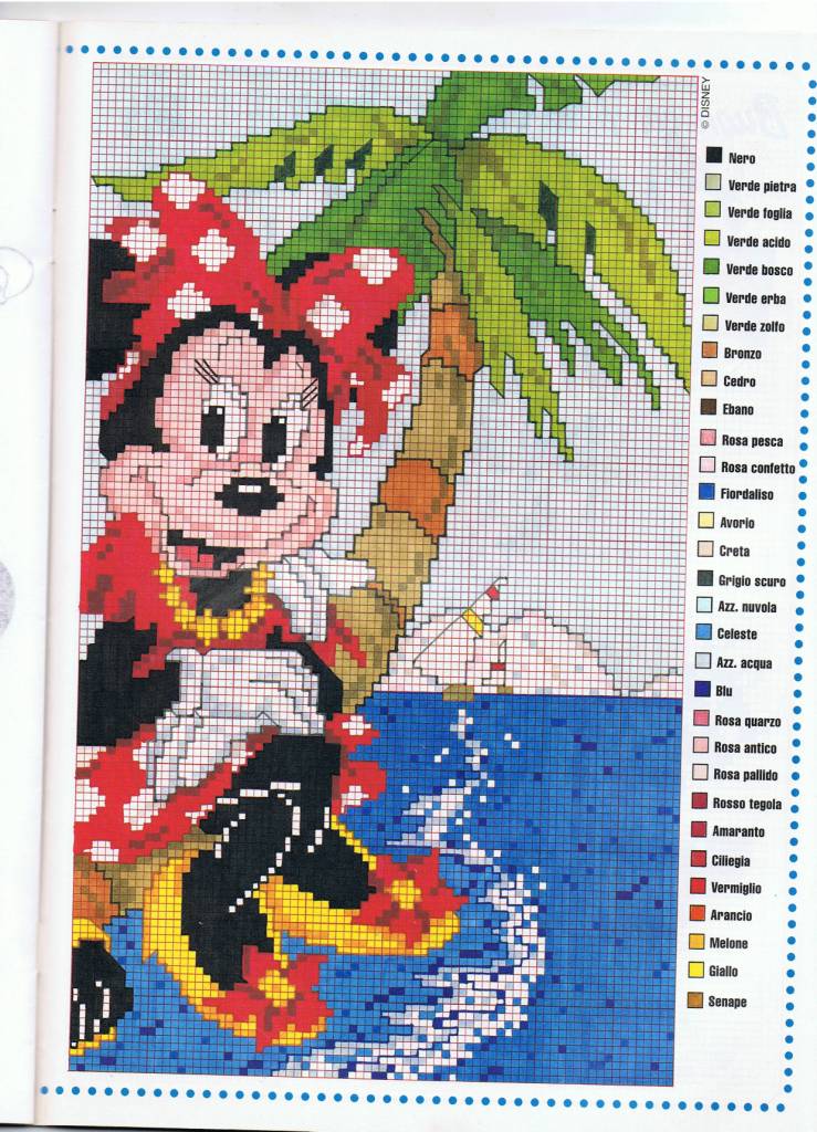 Minnie e Topolino in vacanza su una palma (2)