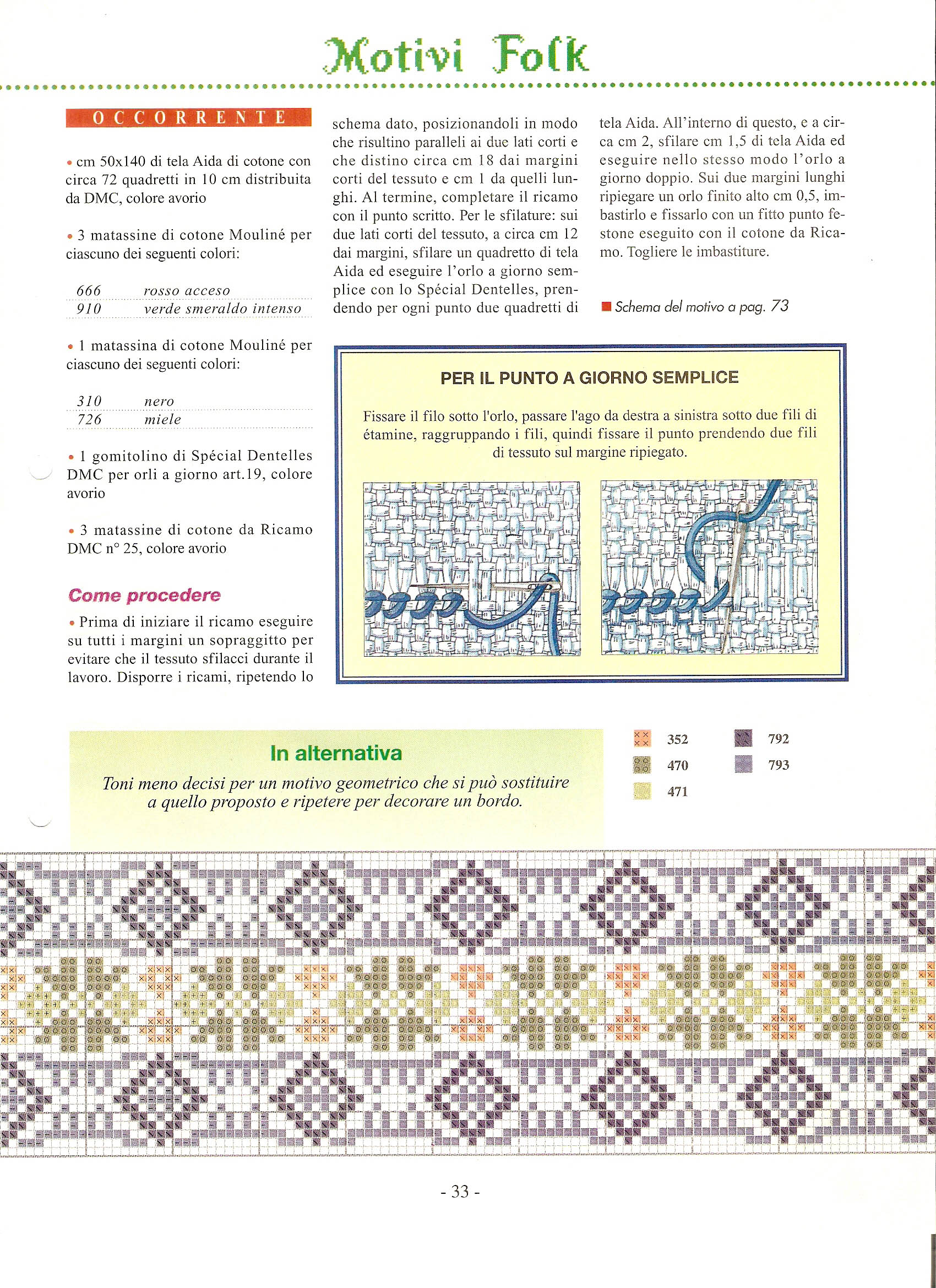 Motivi folk schema punto croce (2)