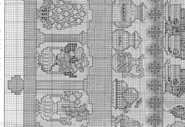 Piattaia bellissima schema punto croce (2)