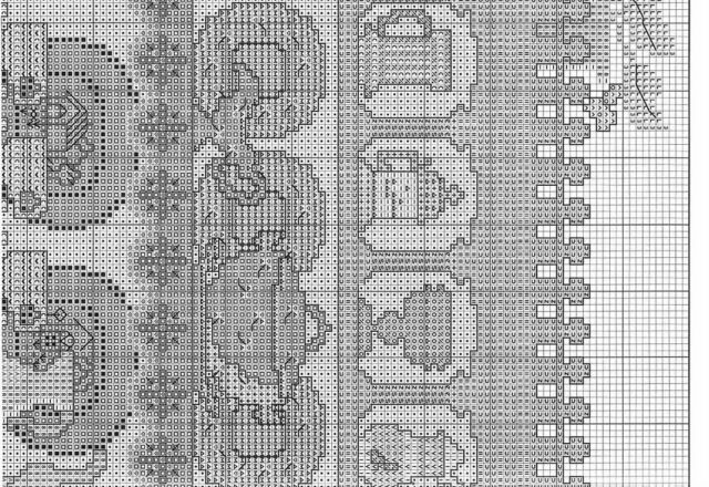 Piattaia bellissima schema punto croce (3)