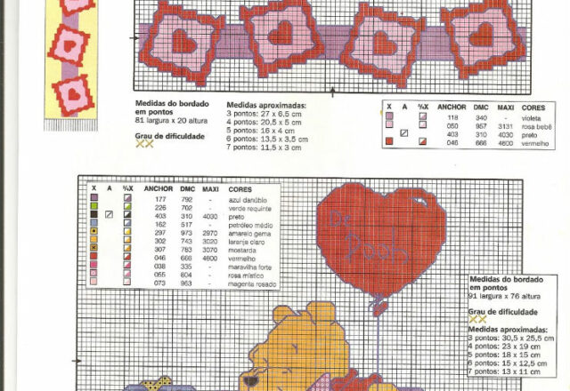 Punto croce Pooh (4)