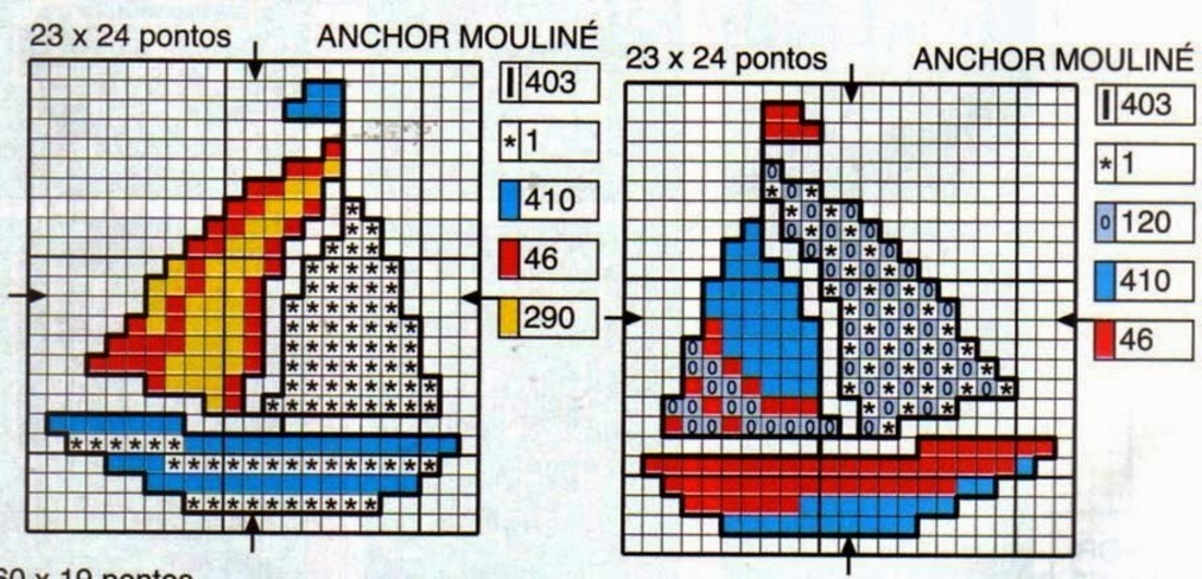 Punto croce schemi bavetti 5432