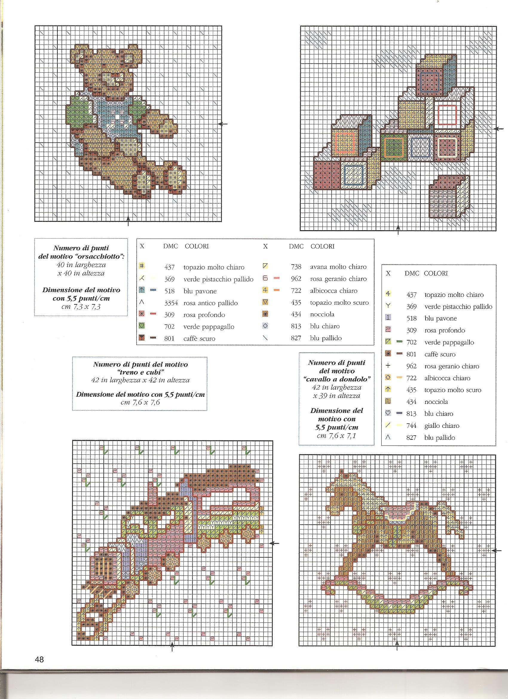 Schema punto croce per bimbi un gioco al mese con alfabeto (3)