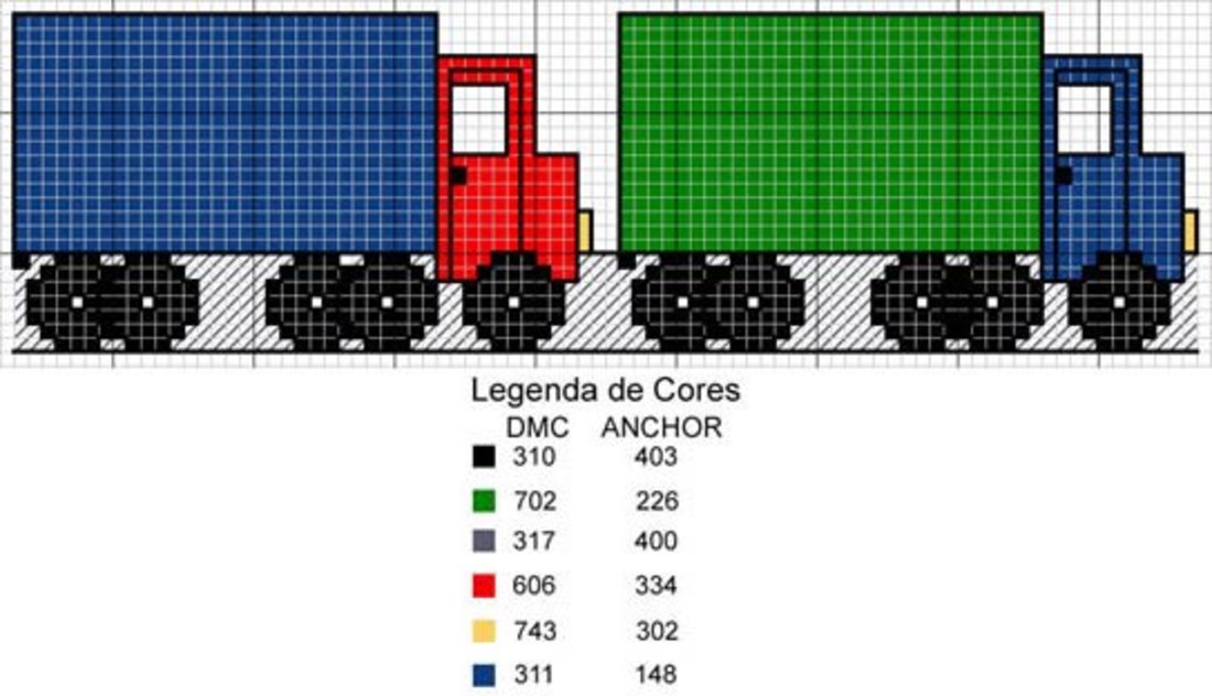 Schemi punto croce piccoli per bavaglini 9745