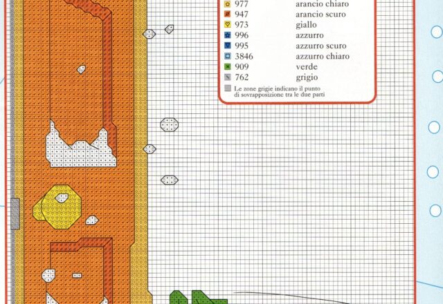 Topolino da ricamare nella ghirlanda (2)