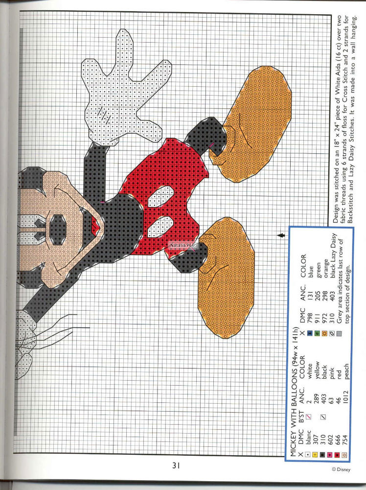 Topolino schemi punto croce (6)