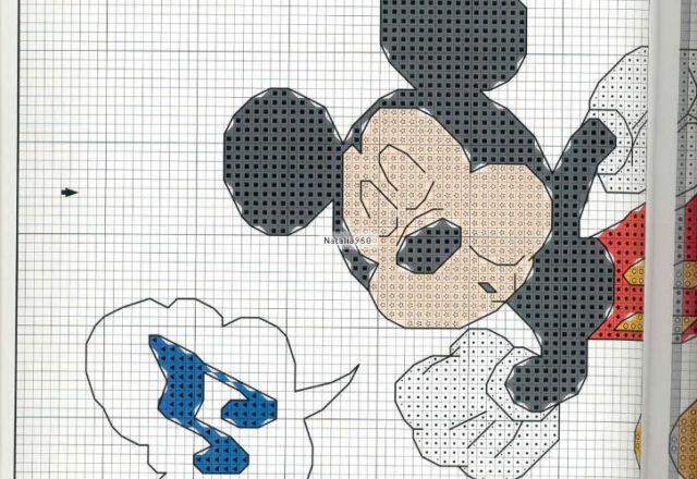 Topolino schemi punto croce (7)