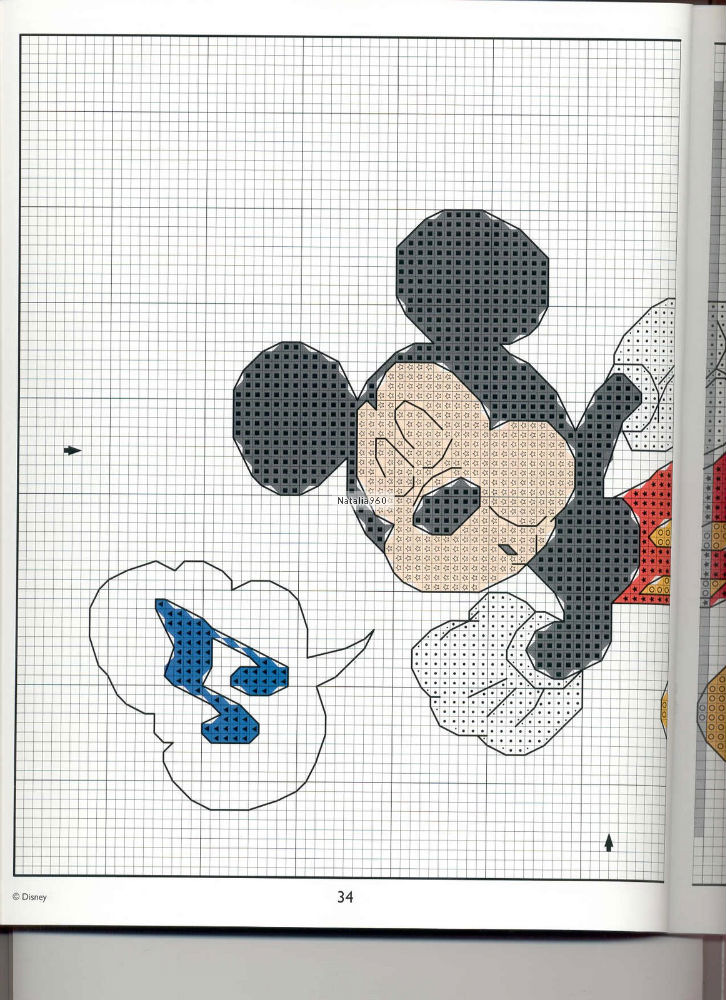 Topolino schemi punto croce (7)