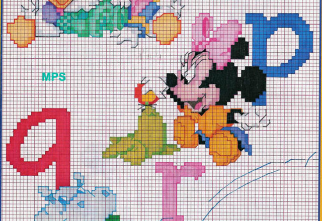 alfabeto baby disney topolino minnie (3)