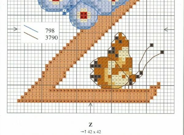 alfabeto farfalle a punto croce (15)