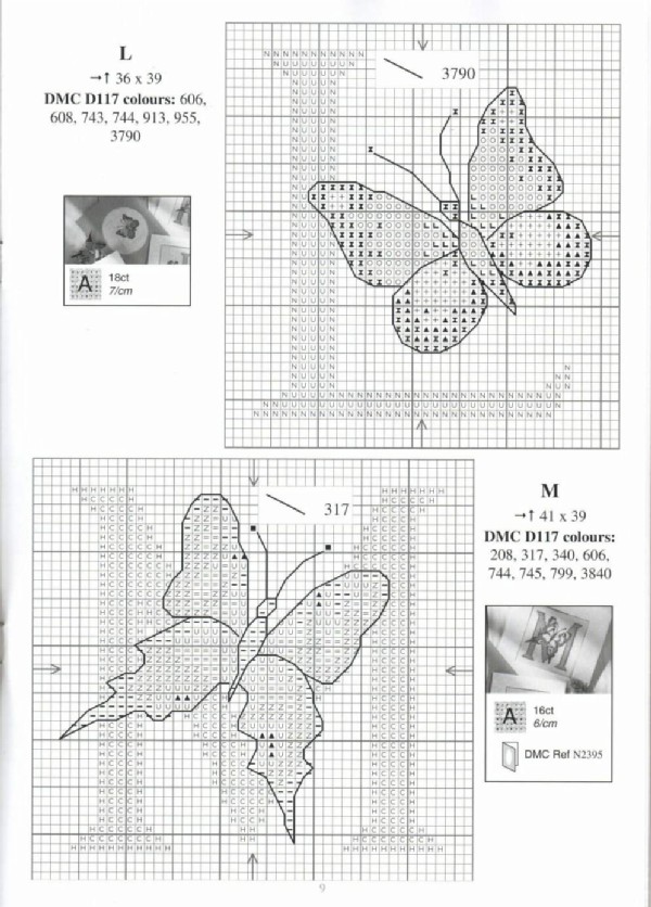 alfabeto farfalle a punto croce (7)