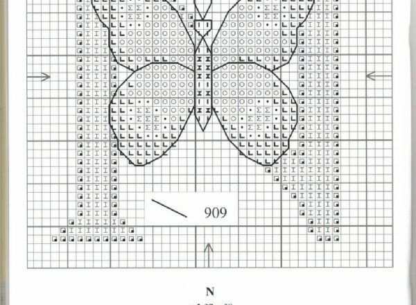 alfabeto farfalle a punto croce (8)