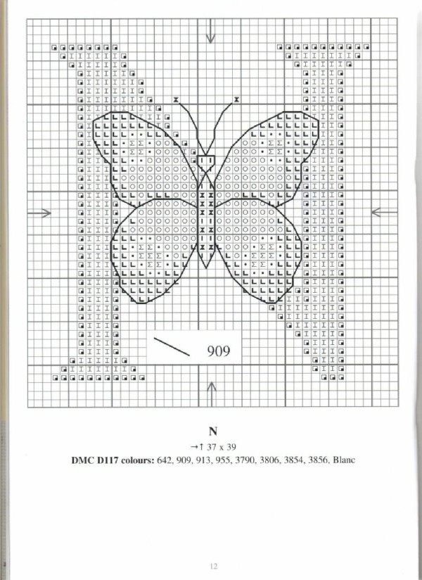alfabeto farfalle a punto croce (8)