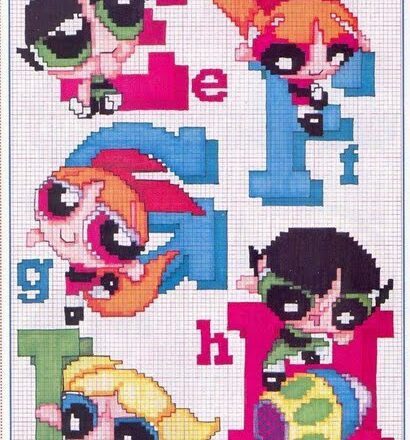 alfabeto le superchicche (The Powerpuff Girls) (2)