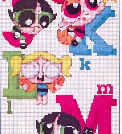 alfabeto le superchicche (The Powerpuff Girls) (3)