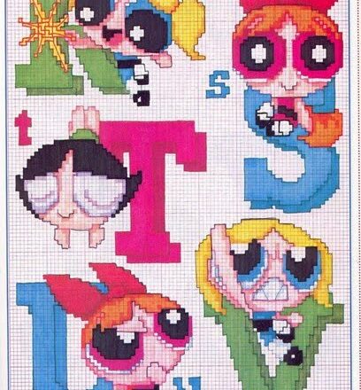 alfabeto le superchicche (The Powerpuff Girls) (5)