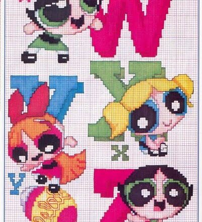 alfabeto le superchicche (The Powerpuff Girls) (6)