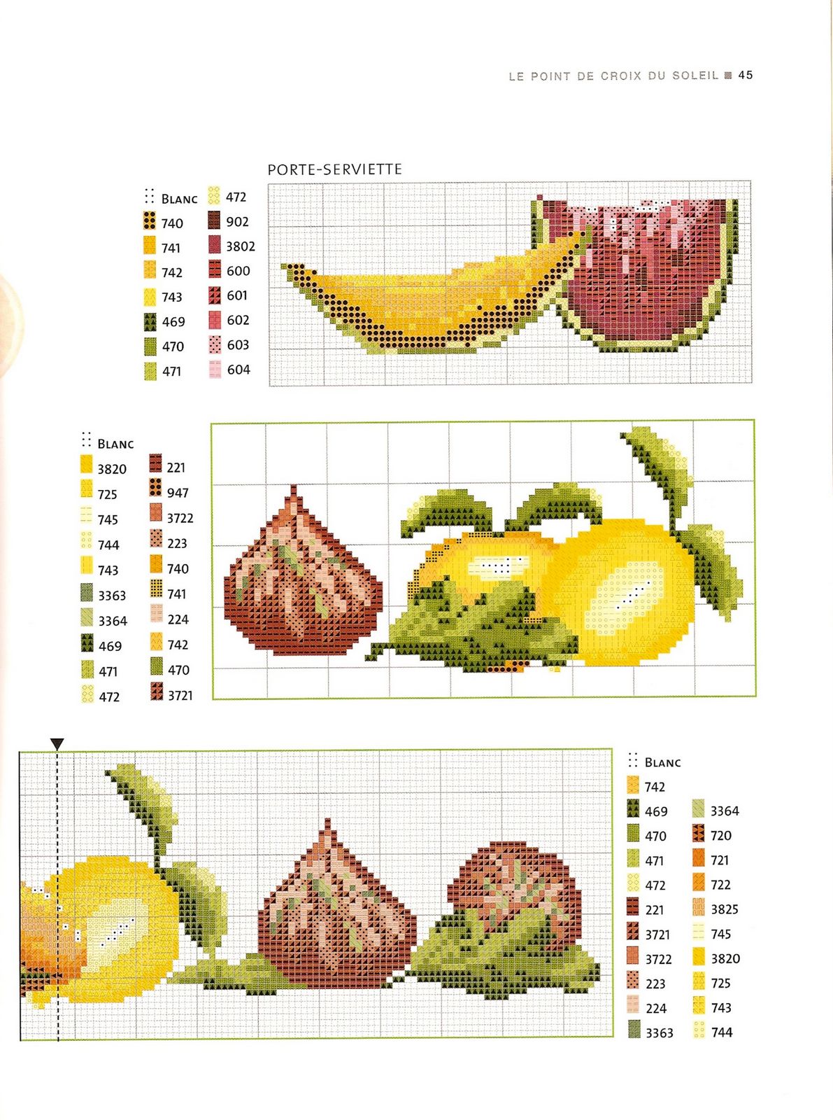 asciugapiatti punto croce anguria e melone (3)