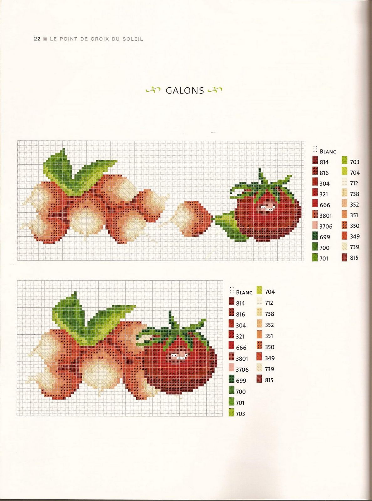 asciugapiatti punto croce frutta e verdura (2)