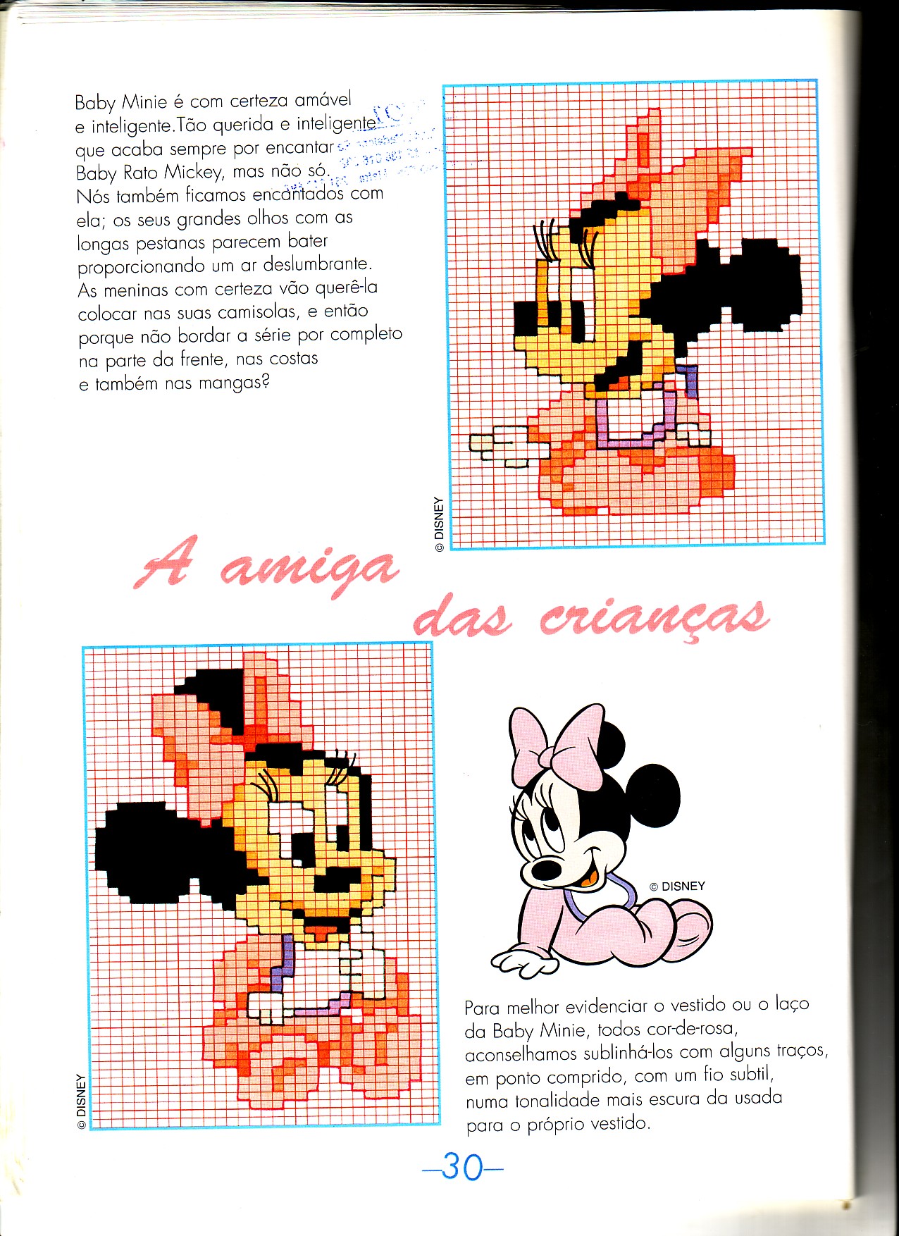 baby minnie con vestitino rosa