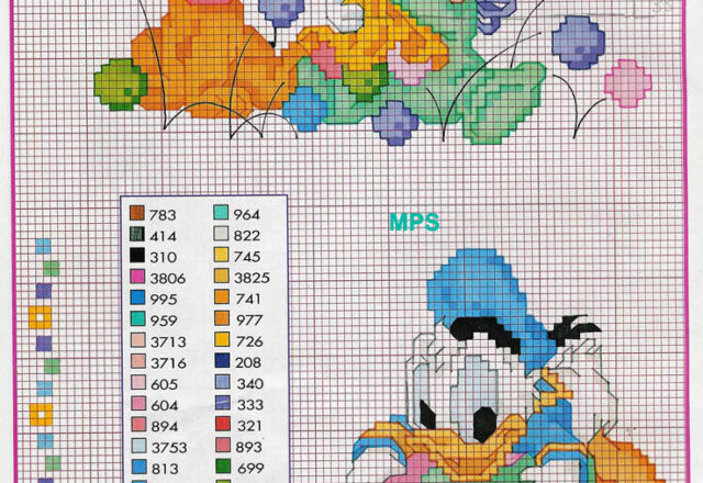 baby paperino pluto pippo schema 78