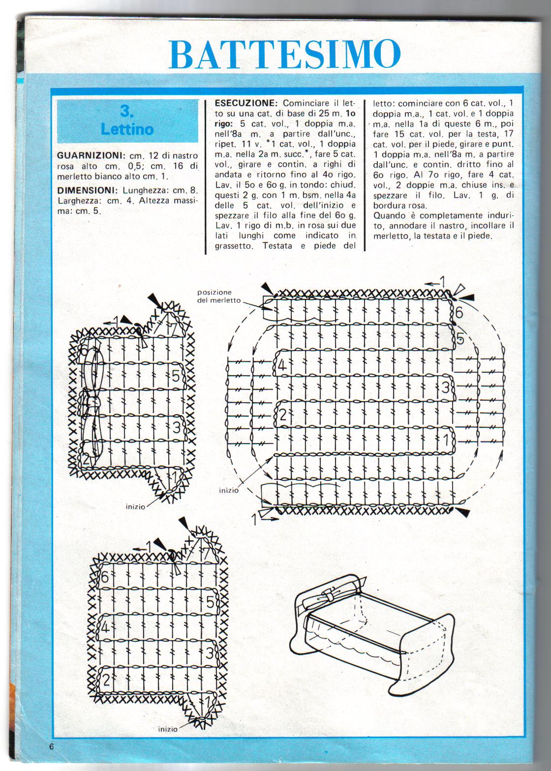 bomboniera lettino bavaglino inamidato (2)