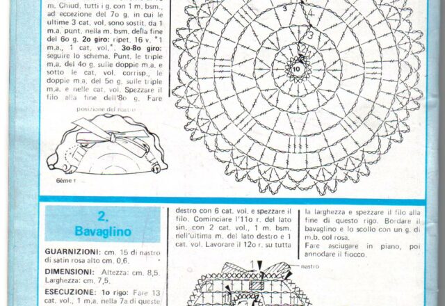 bomboniera lettino bavaglino inamidato (3)