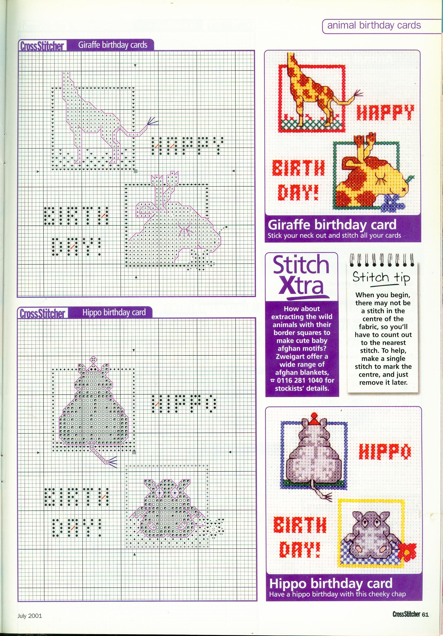 cartoline di compleanno con animali punto croce (3)