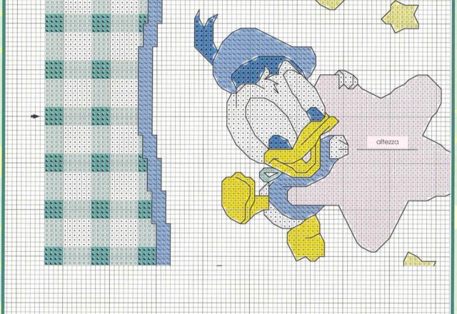 copertina bebè con topolino minnie paperino pluto (4)