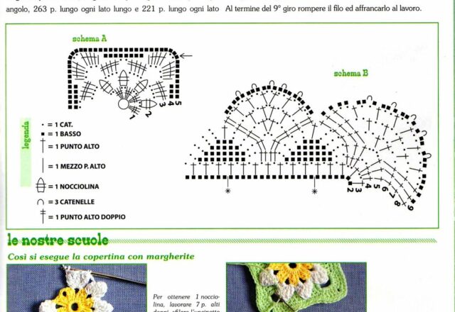 copertina verde margherite uncinetto (2)