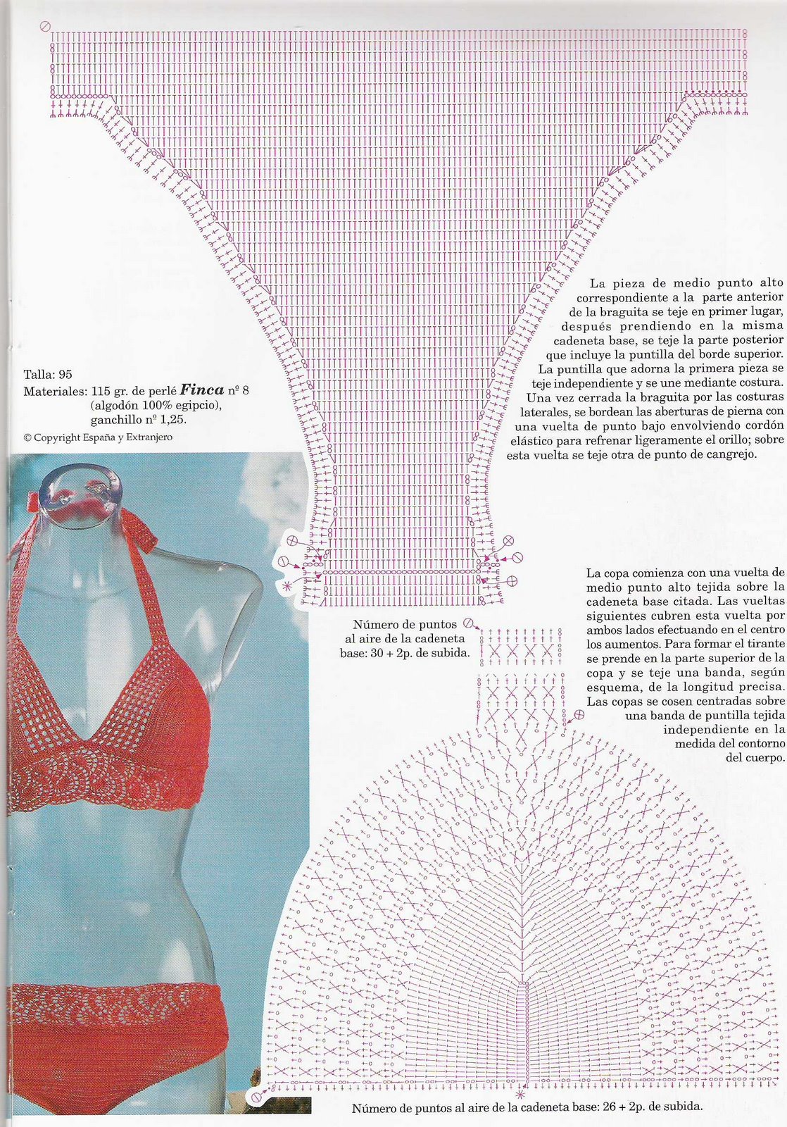 costume due pezzi rosso uncinetto (1)