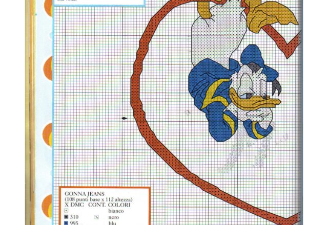 cuore con Paperino e Paperina da ricamare (1)