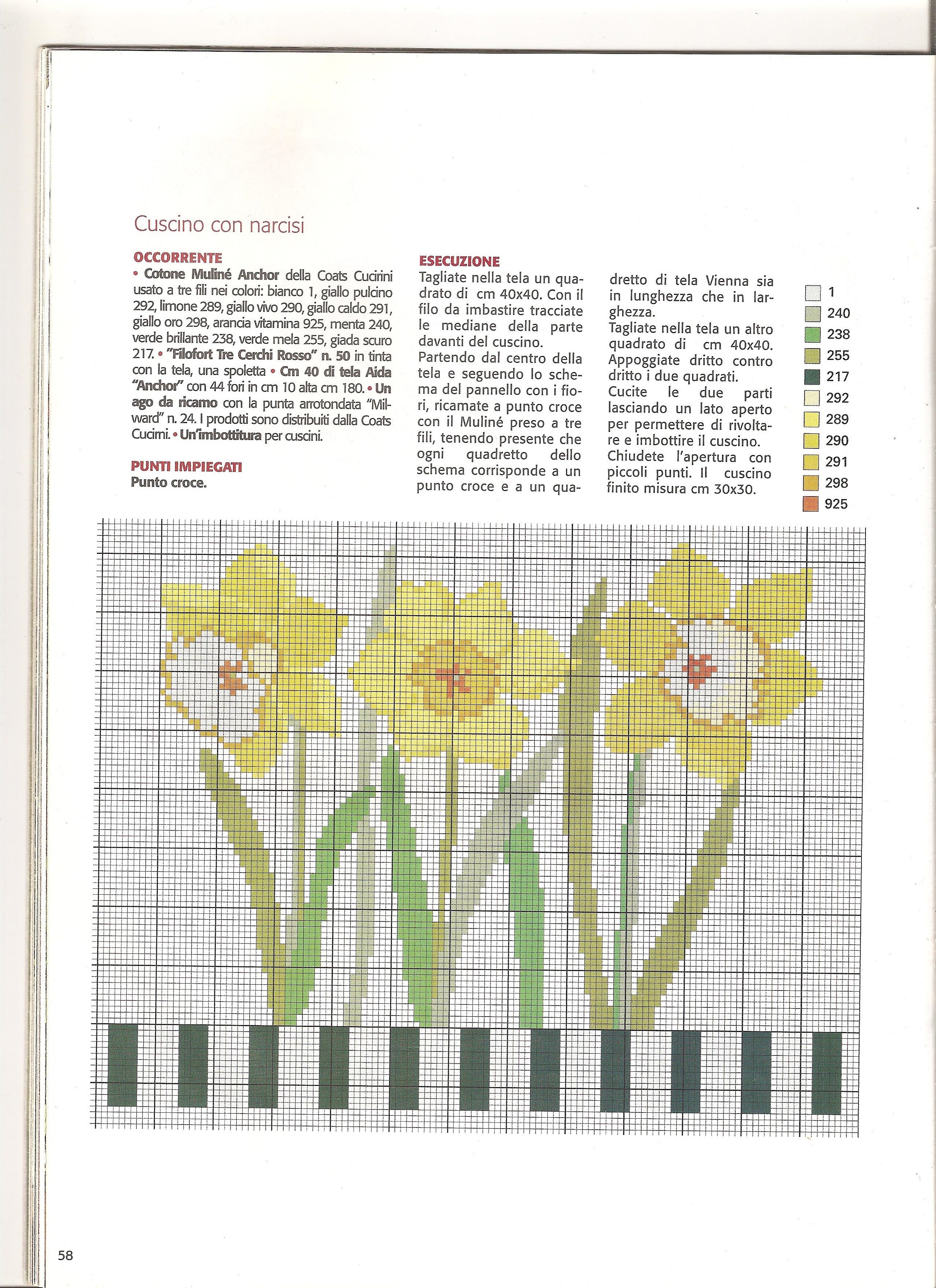 cuscino con narcisi (2)