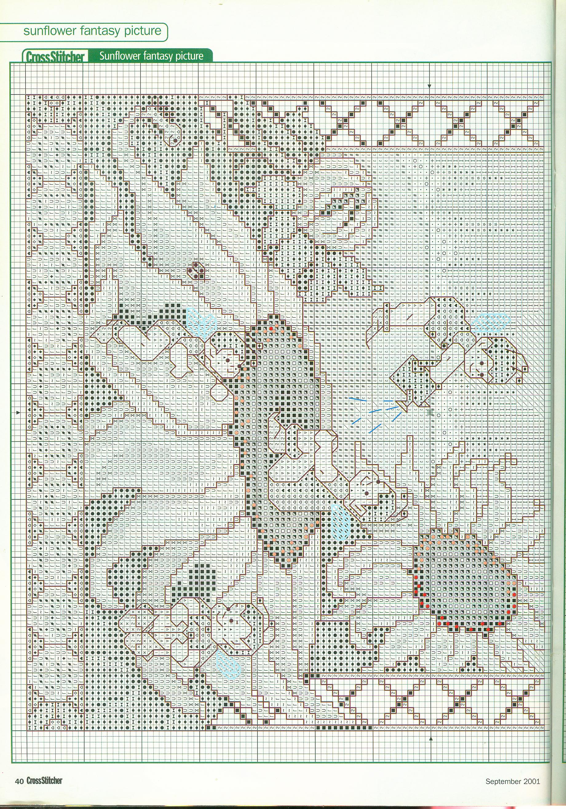 fantasia di girasoli e bimbi schema punto croce (2)