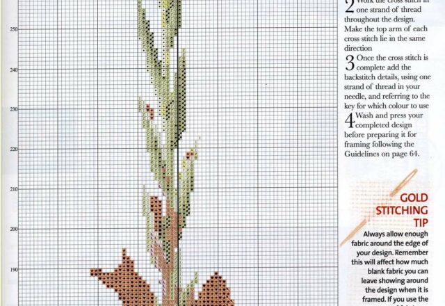 fiori gladioli schema punto croce (1)