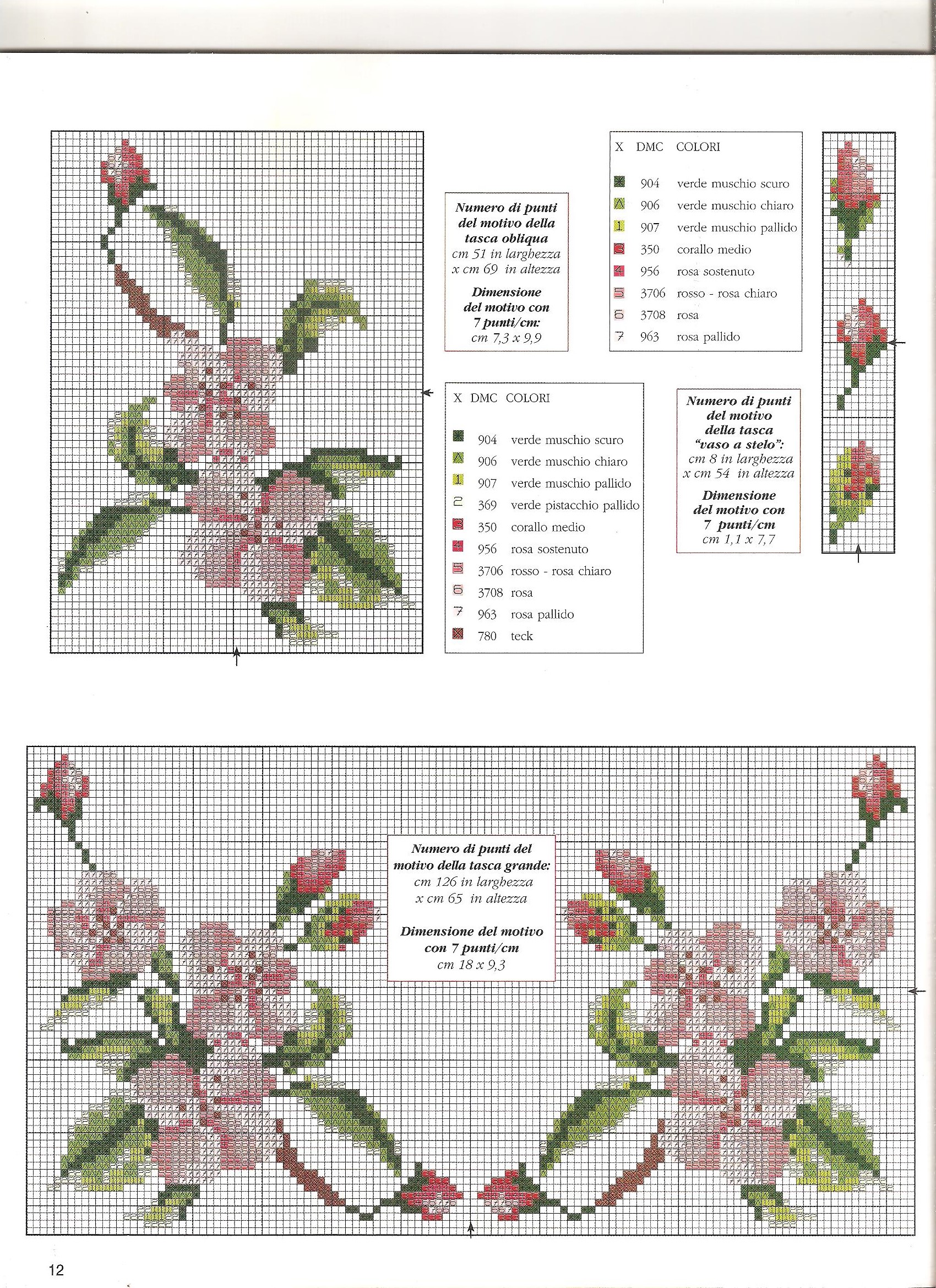 graziosi schemi punto croce di fiori biancospini (3)