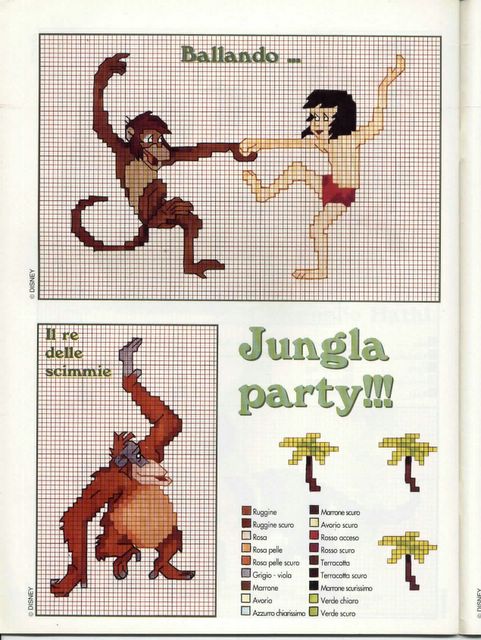 jungla party Mowgli e il re delle scimmie