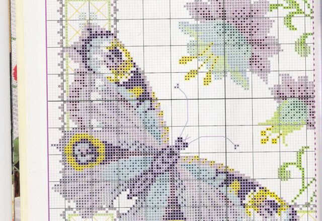 quadretto farfallacon fiori (2)