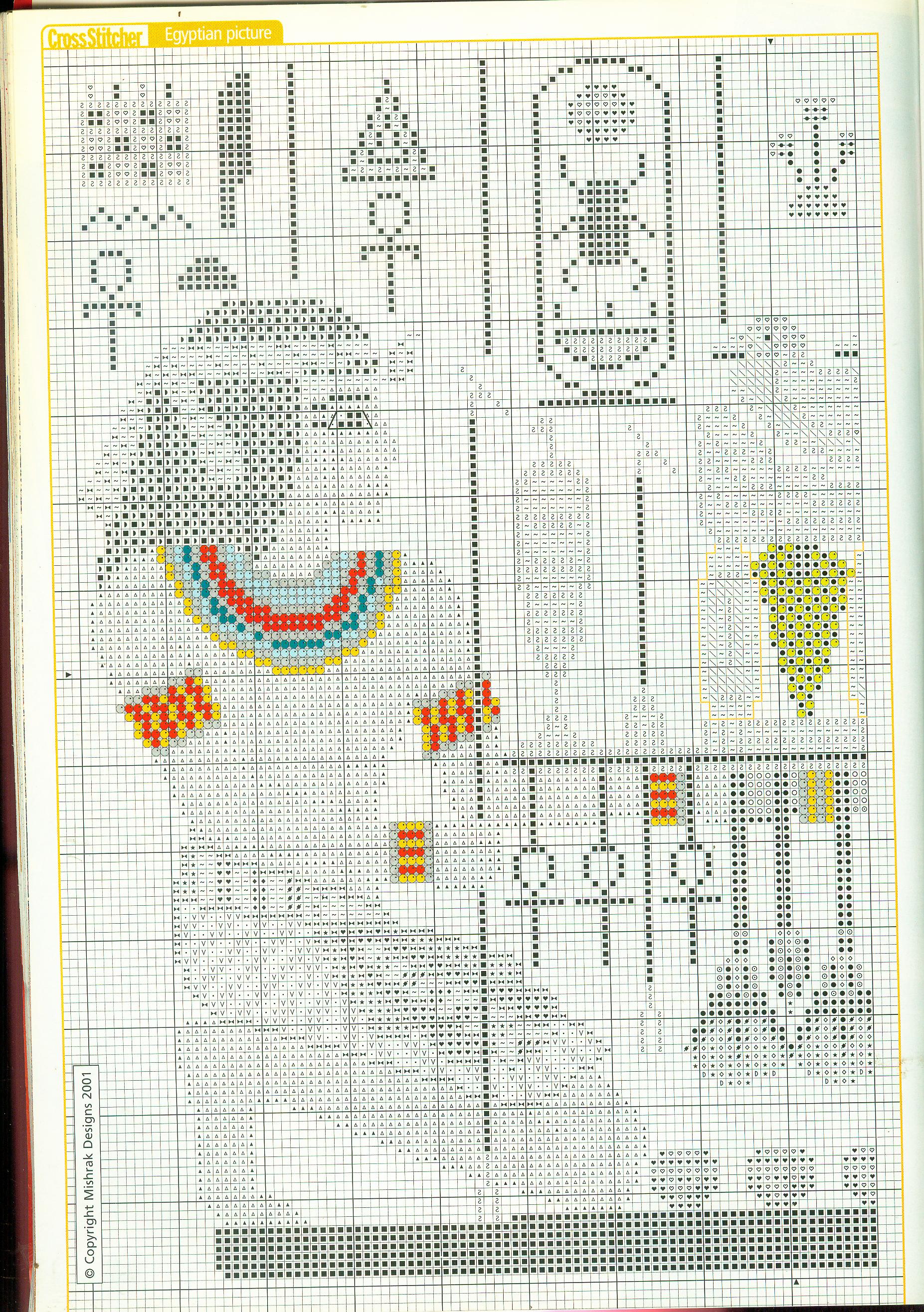 quadro punto croce l’ antico egitto (3)