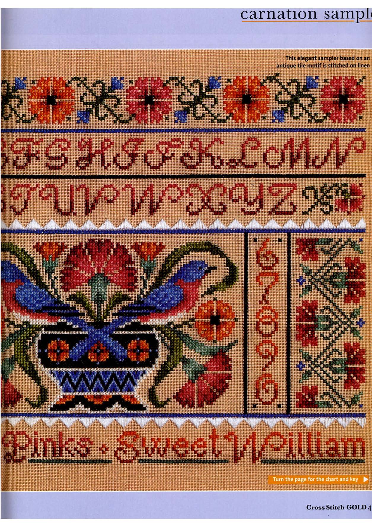 sampler a tema floreale (2)