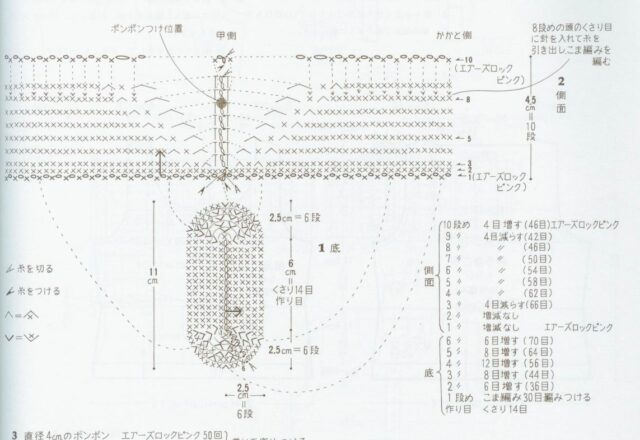 scarpine uncinetto con pon pon (2)