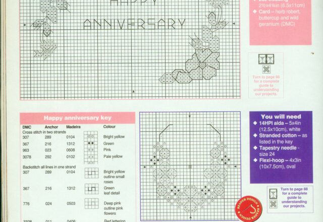 schema felice anniversario ferro di cavallo